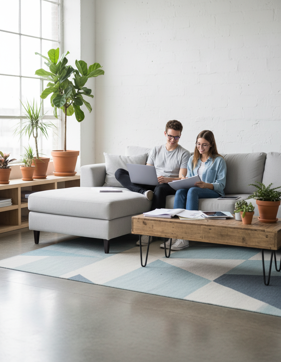 Personas aprendiendo en casa